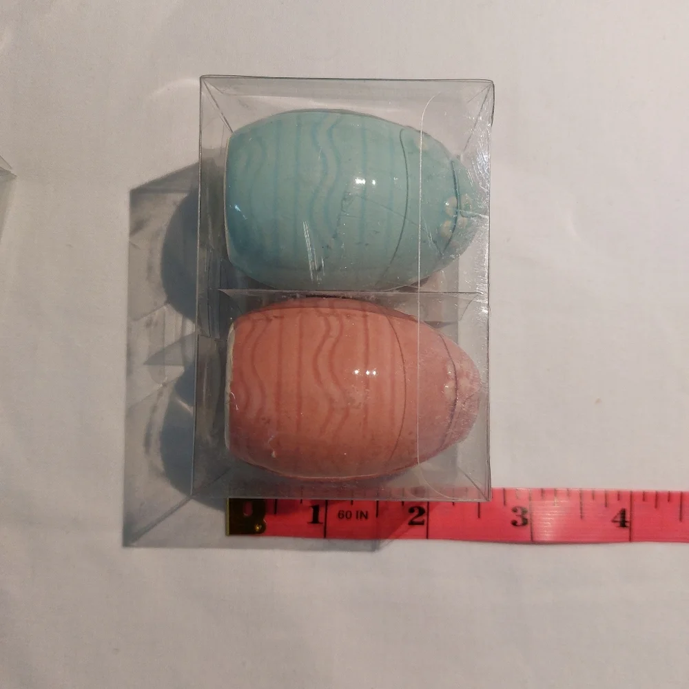 Pastel Decorative Easter Egg Ceramic Salt and Pepper Sets 8 Sets NEW
